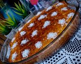 صورة لخطوة 3 من وصفة كيكة البسبوسة