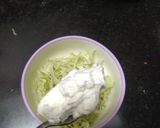A picture of step 2 of Cabbage Sandwich.