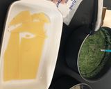 Une image de l'étape 1 de Lasagne saumon épinard.