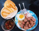 Hình bước làm 1 của món Bò lúc lắc ♥️