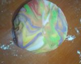 A picture of step 10 of Marble Fondant #Christmasbakingcontest #Authormarathon.