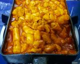Hình bước làm 2 của món Ức gà xào cay phô mai