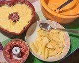 Foto del passaggio 3 della ricetta Cuore di mele con crumble rosa di mandorle 🍎🍋🍊🥧👩‍❤️‍👨🍾🥂💝
