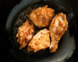 A picture of step 3 of Chicken Changezi.