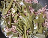 Foto del paso 1 de la receta Noodles de arroz salteados con judías verdes y jamón