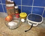 Foto del paso 1 de la receta: Panqueques de manzana 🍎!!