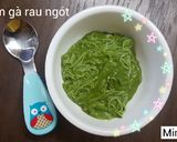 Hình bước làm 6 của món Mì tim gà rau ngót