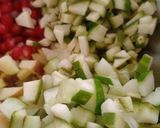 A picture of step 2 of Kabuli Chana apple salad.