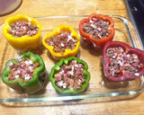 Foto del paso 4 de la receta: Pimientos de colores rellenos de carne al horno