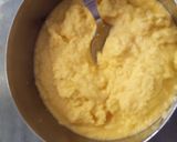 A picture of step 1 of Shahi tukda rabdi with moong dal halwa.