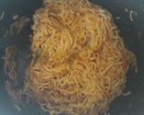 A picture of step 6 of Indo Chinese noodles.
