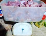 A picture of step 1 of Beef Tikka Boti.