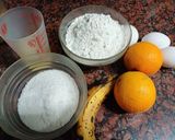 Foto del paso 1 de la receta: Budines de naranjas con banana (2 opciones de cobertura)