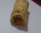 A picture of step 7 of PinWheel sandwich.