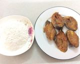 Hình bước làm 1 của món Cá Tầm tẩm bột chiên giòn