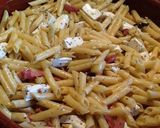Foto del paso 13 de la receta Macarrones con calabacín y queso fresco
