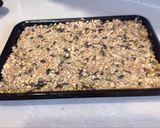 A picture of step 5 of Oat energy bars (contains nuts).