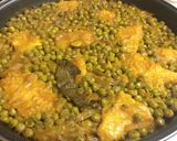 Foto del paso 6 de la receta Merluza con guisantes en amarillo 🐟