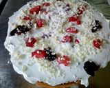A picture of step 16 of #mycreativewhiteforestcontest.