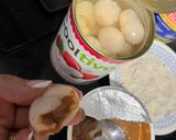 Foto del paso 1 de la receta: Lychee frito apanado con avena