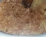 A picture of step 2 of Bhindi ghousht.
