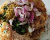 A picture of step 4 of Stuffed sweet potatoe drumsticks.