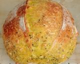 Foto langkah ke 17 dari resep Kunyit Jinten Hitam Italian Herbs Cheese Sourdough Bread.