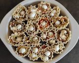 A picture of step 12 of Lasagna Rosettes with Eggplant, Taggiasca Olives, and Turmeric.