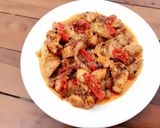 Foto langkah ke 5 dari resep Chicken Blackpepper / Ayam Saus Lada Hitam.