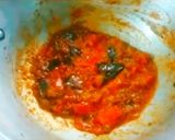 A picture of step 4 of South indian style ridge gourd chutney.