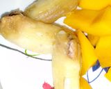 A picture of step 2 of Mango smoothie.