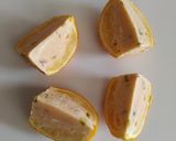 A picture of step 7 of "Orange Kulfi Wedges".