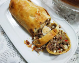 Foto del paso 5 de la receta: Pastel de carne en masa quebrada