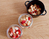 Foto del paso 6 de la receta: Crumble de frutas con helado de avellanas