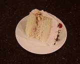 White Layer Cake with a Raspberry Swirl Cheesecake center layer and a Raspberry Cream Frosting recipe step 33 photo