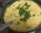 A picture of step 3 of Papad ki kadhi.