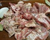 A picture of step 1 of Carnitas.