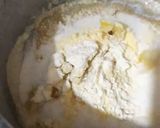 A picture of step 3 of Suji ka Halwa.