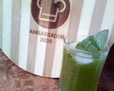 A picture of step 5 of Mint Margarita.
