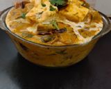 A picture of step 10 of Kadai paneer.