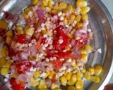 A picture of step 4 of Sweet corn chat.