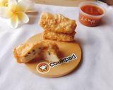 Foto langkah ke 6 dari resep Lumpia Ayam (Digoreng Langsung).