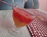 صورة لخطوة 2 من وصفة تحلية الفلان فاني وفراولة مع الفواكه🍓🍑🍌🍸