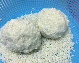 Hình bước làm 8 của món Xôi khúc in Hàn quốc :(