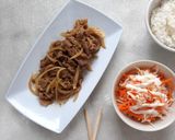 Foto langkah ke 8 dari resep Beef Teriyaki & Salad ala (Hokben).