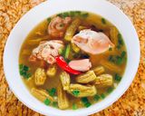 Hình bước làm 3 của món Khổ qua nhỏ hầm móng, giò, đuôi heo 😋