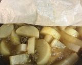 A picture of step 5 of Japanese Daikon Radish with sweet Beef.