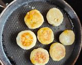 A picture of step 5 of Pattis(Left over bhaji).