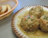 Фото кроку 8 до Мясные ёжики с рисом и морковью.