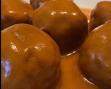 Foto del paso 5 de la receta: Albóndigas de pavo y pollo al curry con salsa de cebolla